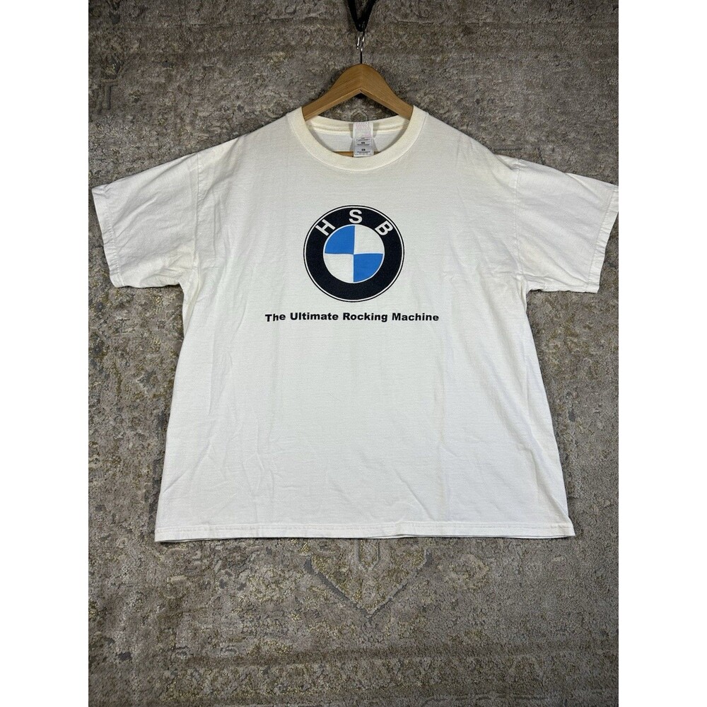Vintage Hadden Sayers Band T Shirt XL BMW Parody Ultimate Rocking Machine 00s